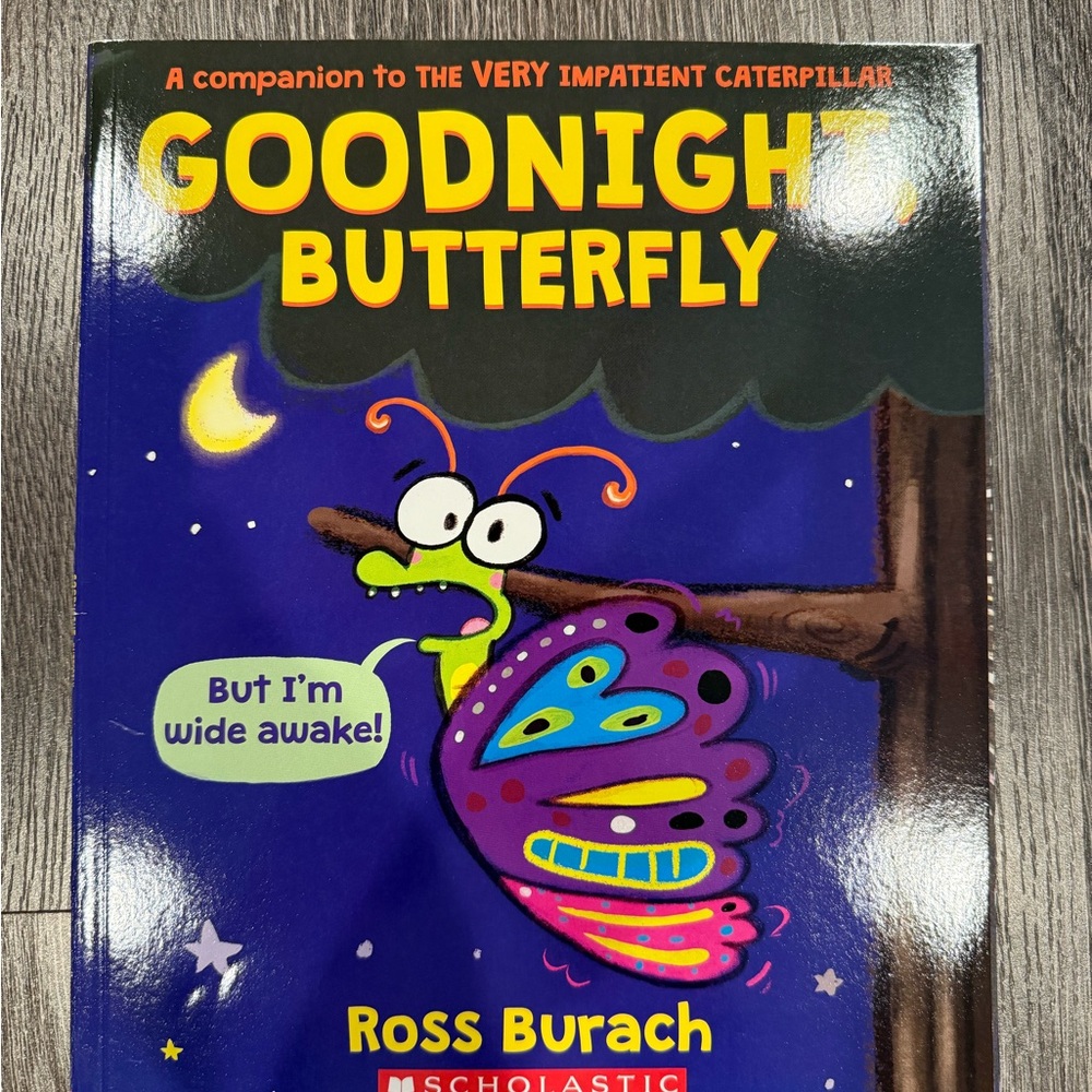 Scholastic Goodnight Butterfly Book - Vibrant Colors